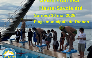 Open Masters du CN Thonon les Bains 2026