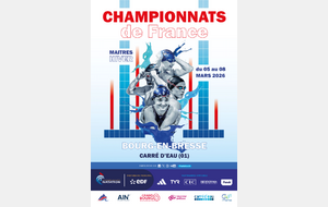 Championnats de France Maîtres Hiver 2026 - Bourg-en-Bresse