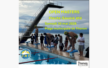 Open Masters du CN Thonon les Bains 2026